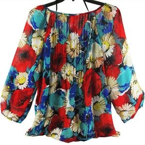 Chapter Club Floral Blouse
